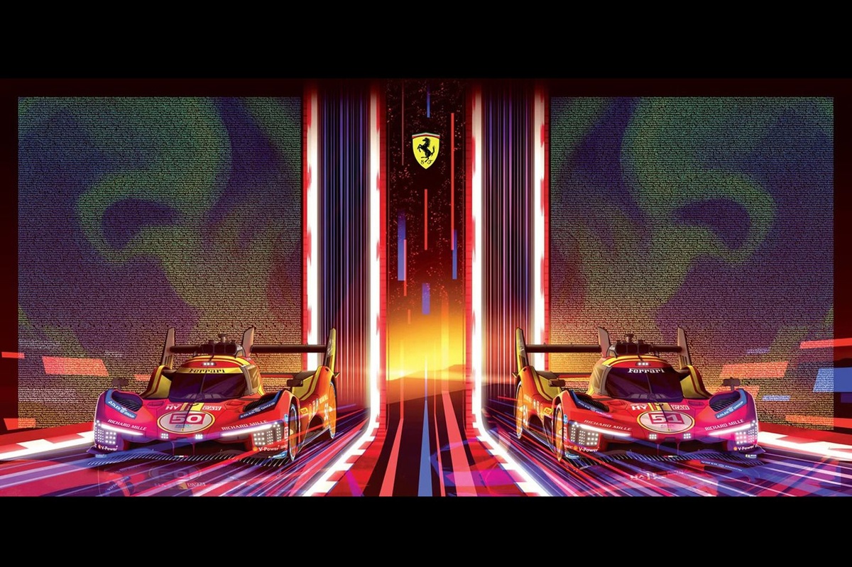WEC | Ferrari Victory Wall: un'opera che celebra la 499P coi nomi dei Tifosi