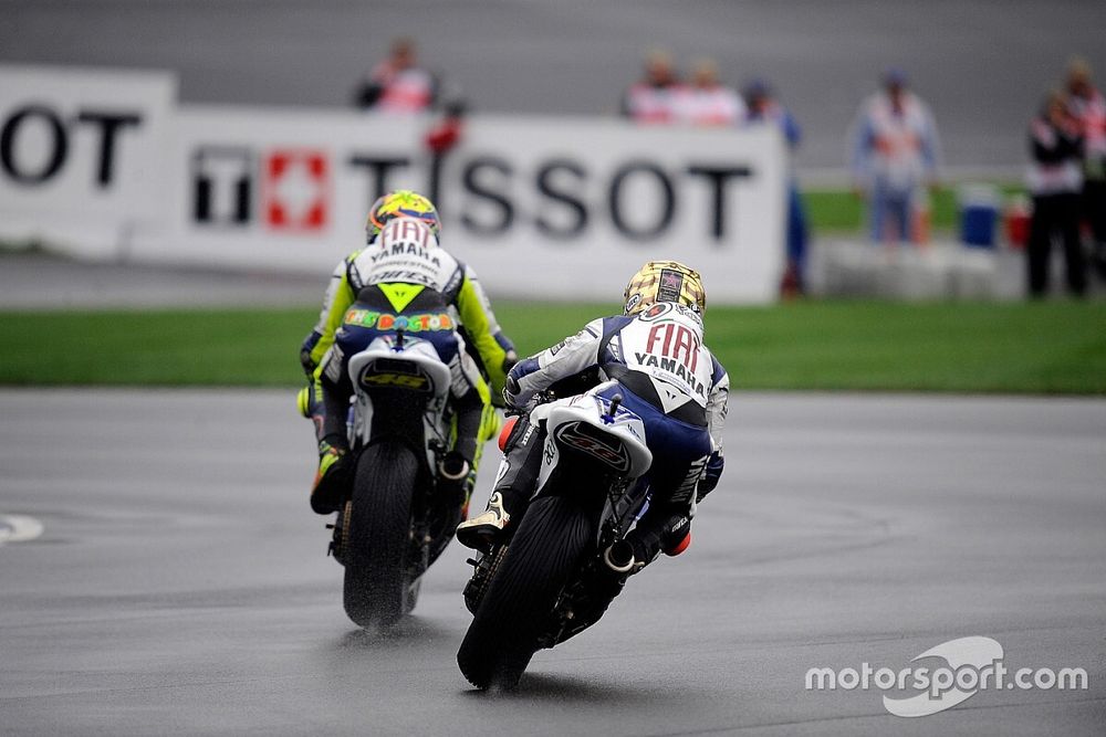 Valentino Rossi y Jorge Lorenzo