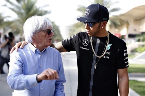Ecclestone cree que Hamilton "tuvo suerte" para ganar sus t&iacute;tulos de F1