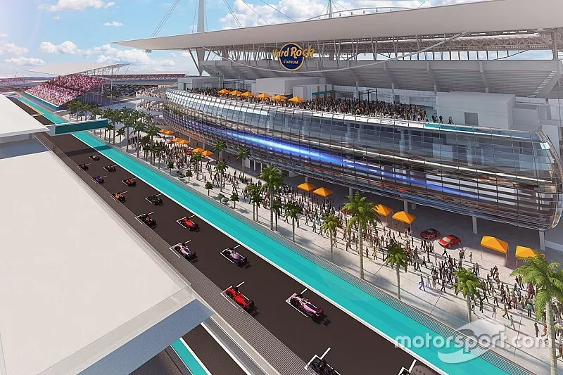 Illustraties circuit Miami 