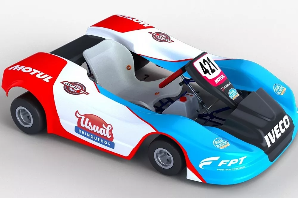 Kart da equipe Iveco Usual Racing