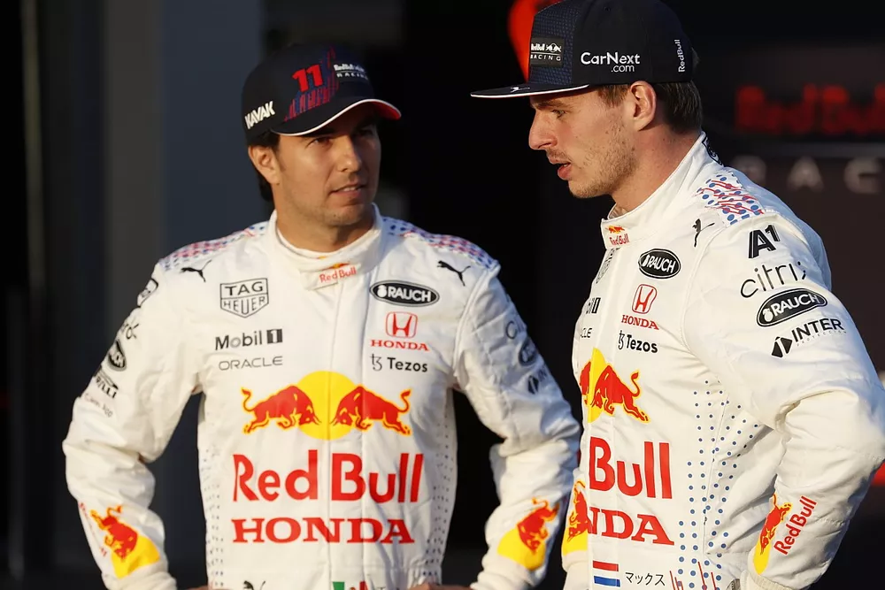 Sergio Pérez, Red Bull Racing Max Verstappen, Red Bull Racing
