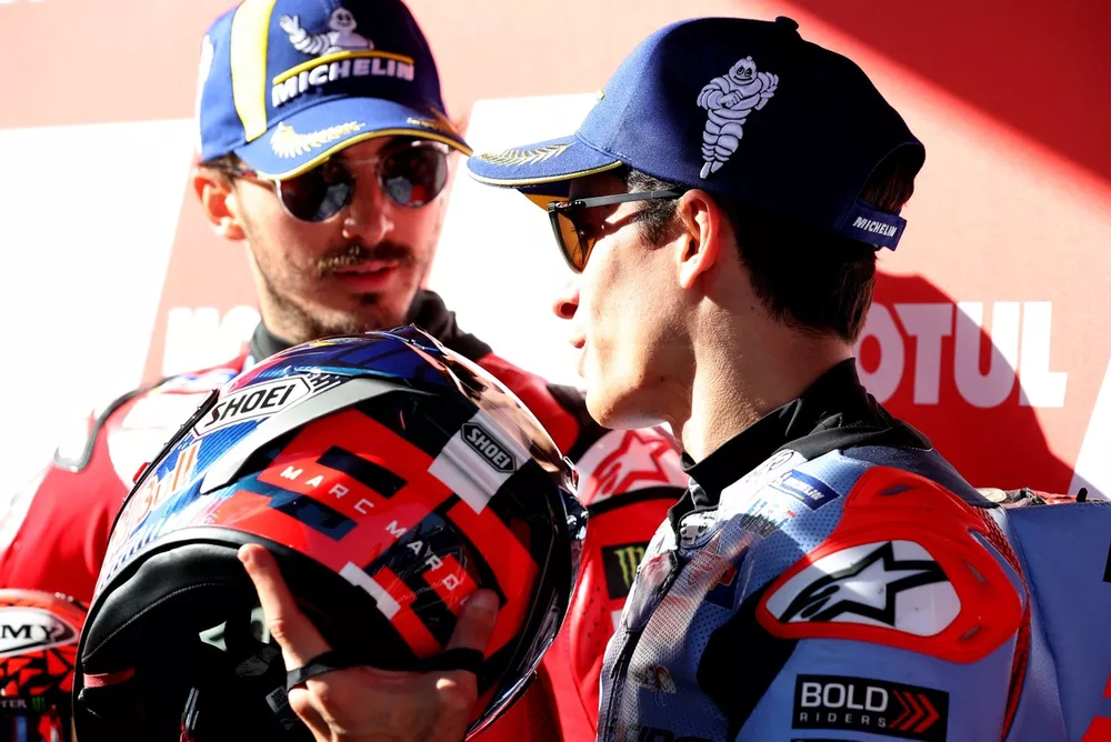 Marc Marquez, Gresini Racing, Francesco Bagnaia, Ducati Team