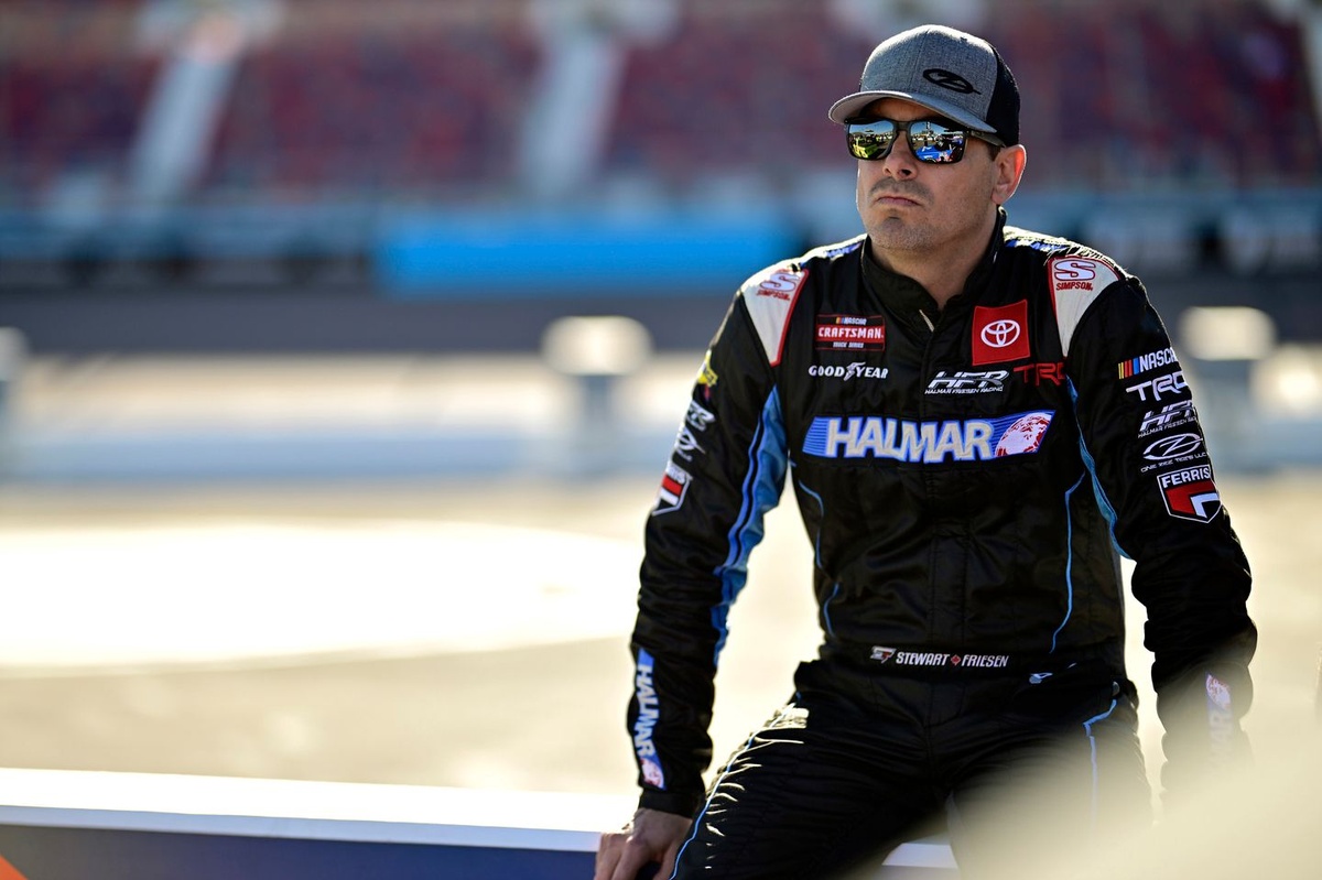 Dejected Stewart Friesen wonders if it's 