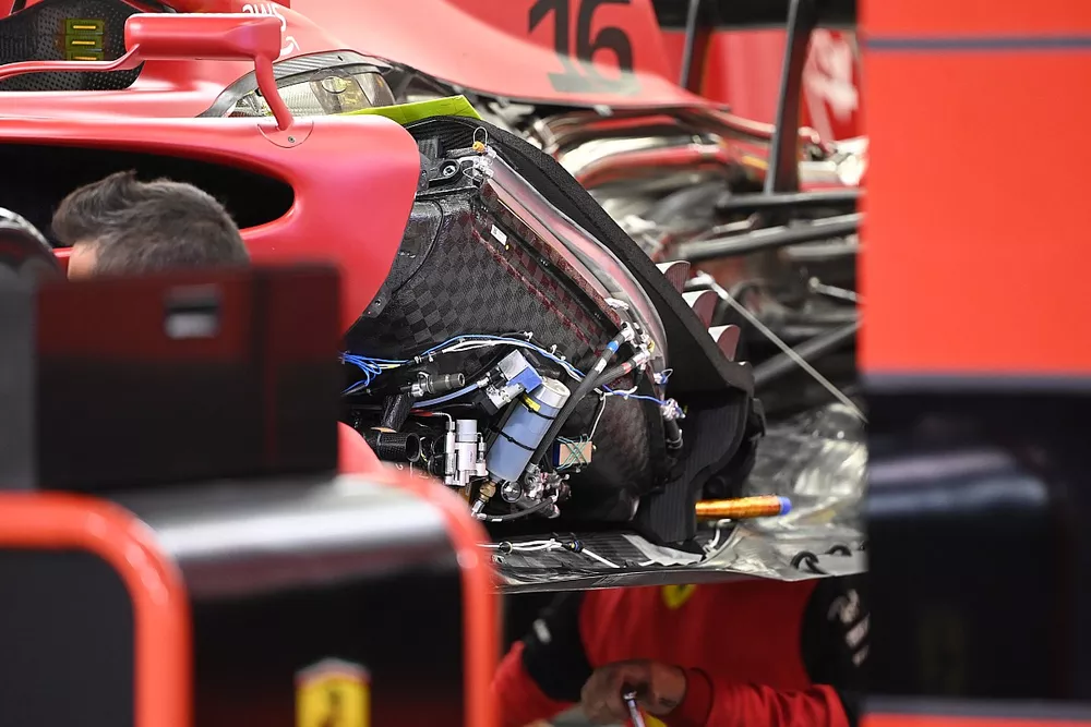 Ferrari F1-75 detail