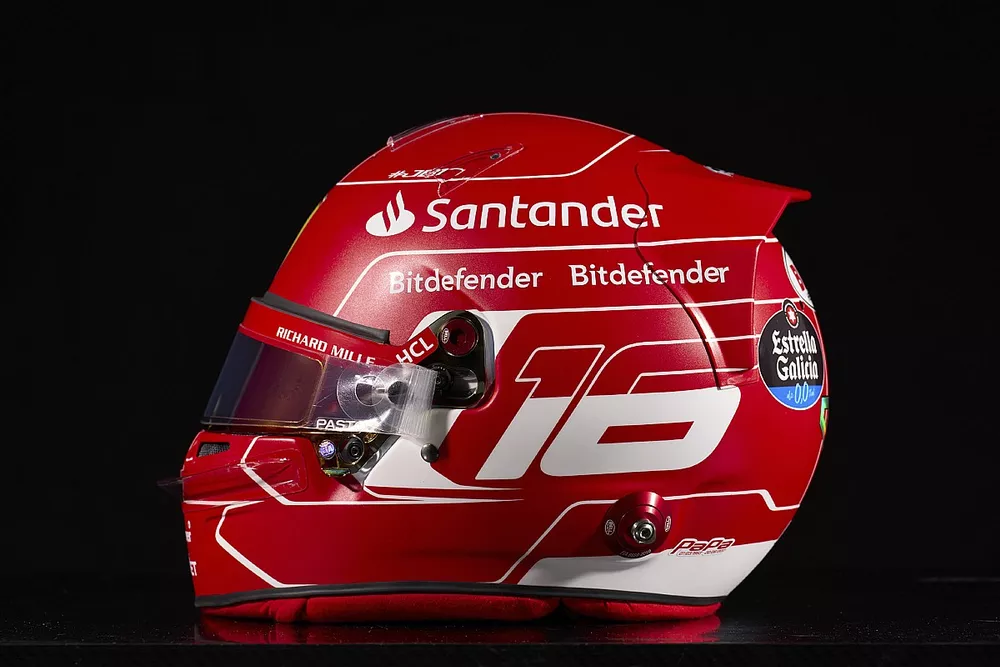 Helmet Charles Leclerc, Ferrari