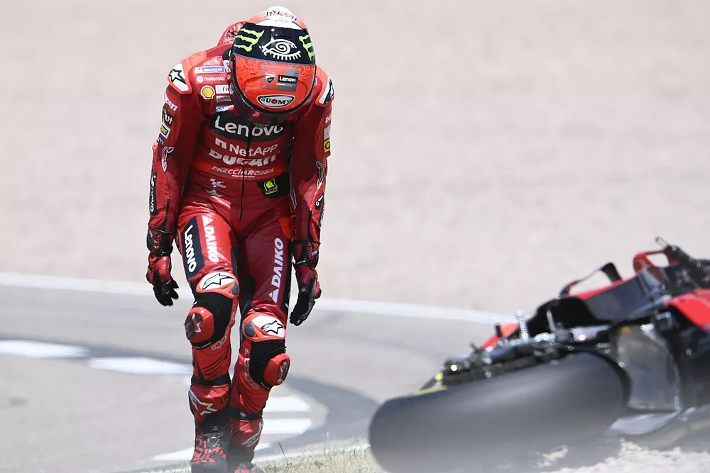 Ca&iacute;da de Francesco Bagnaia, Ducati Team