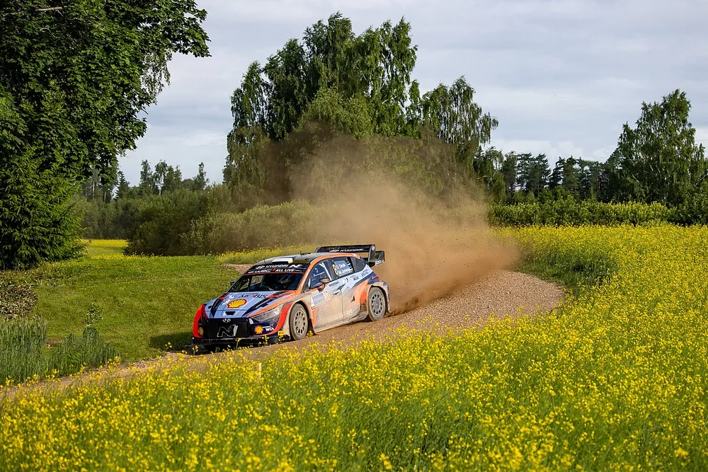 Ott Tanak, Martin Jarveoja, Hyundai World Rally Team Hyundai i20 N Rally1