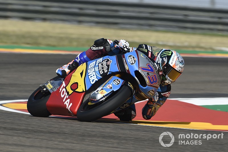 Moto2 Aragon: Marquez nipt voor Schrötter in derde training, Bendsneyder 21ste