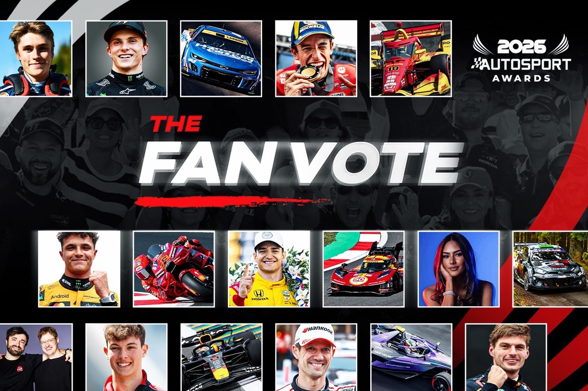 Autosport Awards Fan Voting extended: Select your Driver of the Year and more until January...