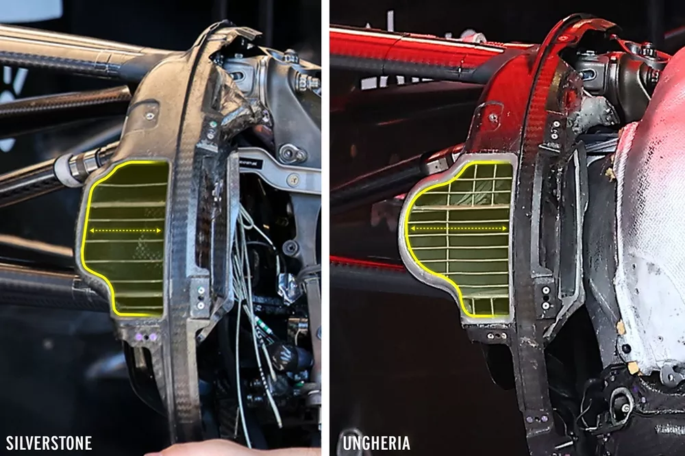Dettaglio tecnico Cadillac MAC-26, brake duct