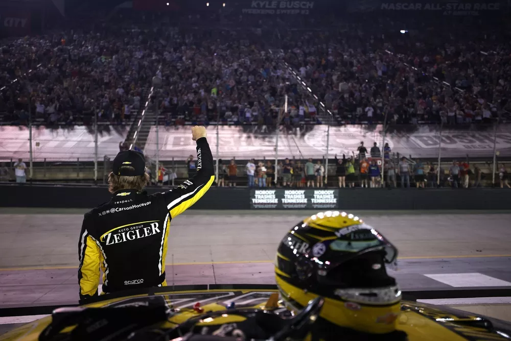 Carson Hocevar after fight with Ryan Blaney