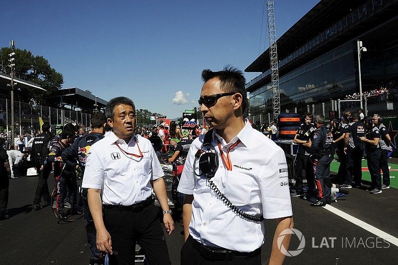 Masashi Yamamoto, jefe de Honda y Yusuke Hasegawa, jefe de Honda Motorsport
