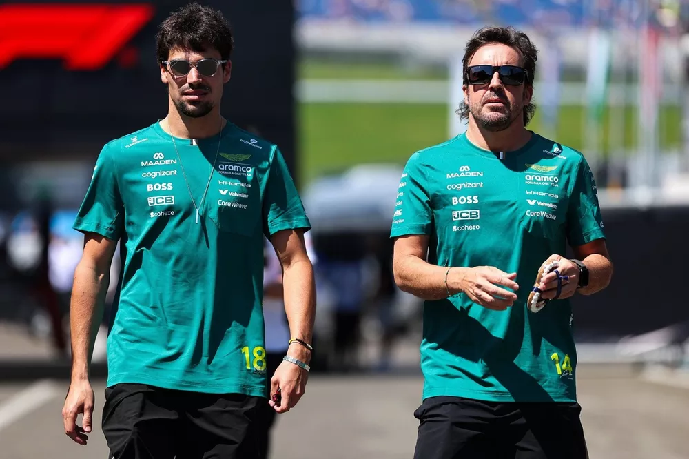 Lance Stroll, Aston Martin Racing, Fernando Alonso, Aston Martin Racing