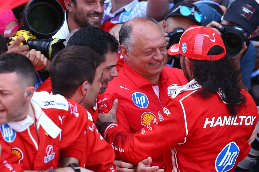 Frederic Vasseur, Ferrari, Lewis Hamilton, Ferrari