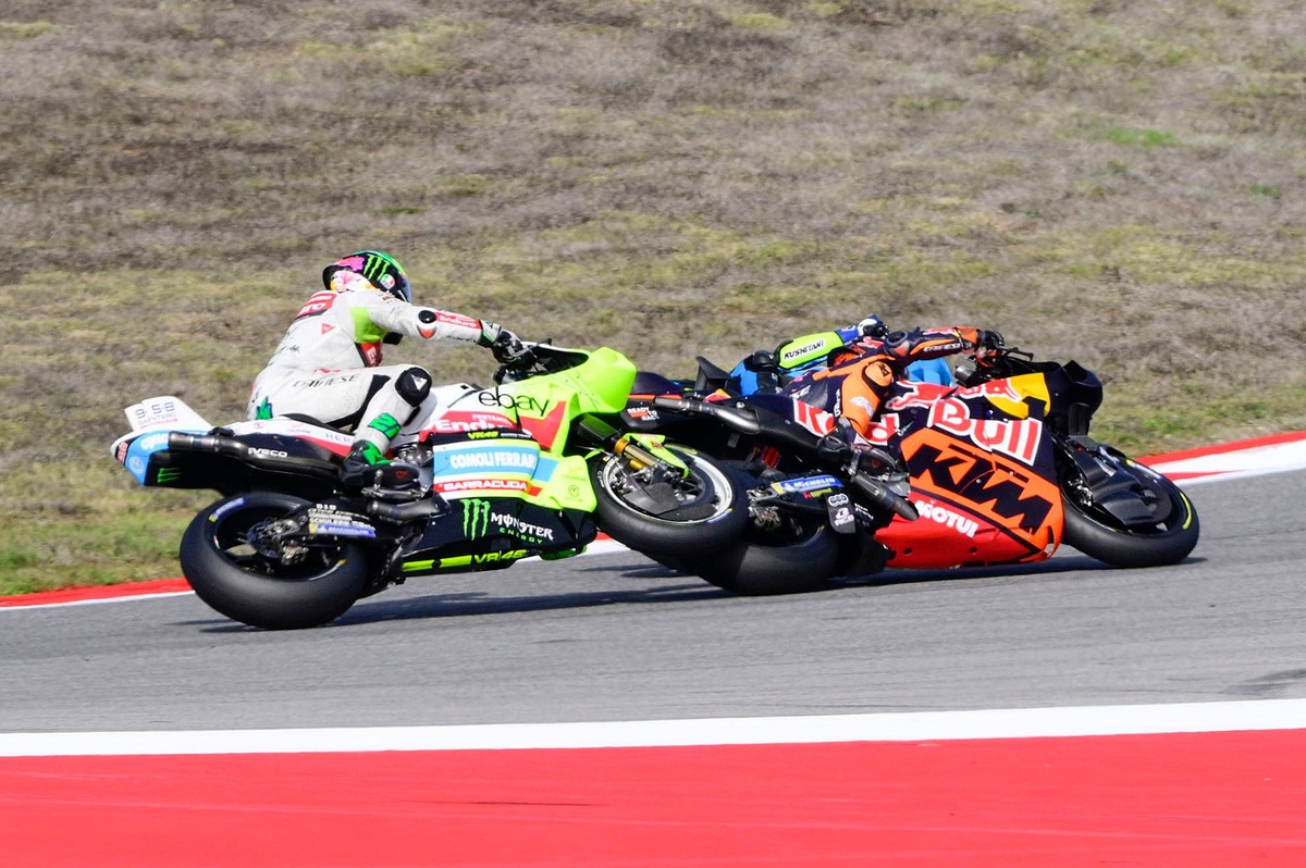 Espargaró et Bastianini incriminent Morbidelli pour le contact du départ