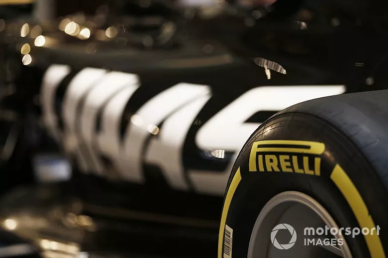 Pirelli Branding on the new 2019 Haas livery