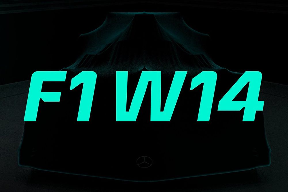 El anuncio del W14 de Mercedes