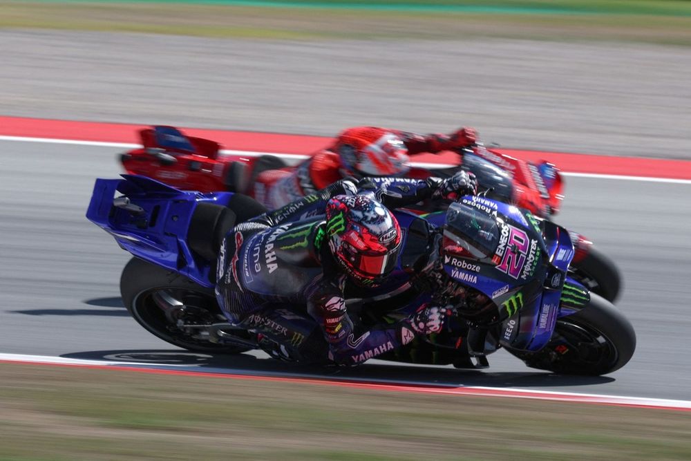 Marc Márquez, Ducati Team, Fabio Quartararo, Yamaha Factory Racing