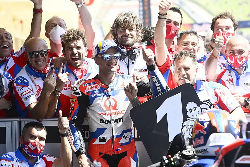 Ganador de la pole Jorge Martín, Pramac Racing