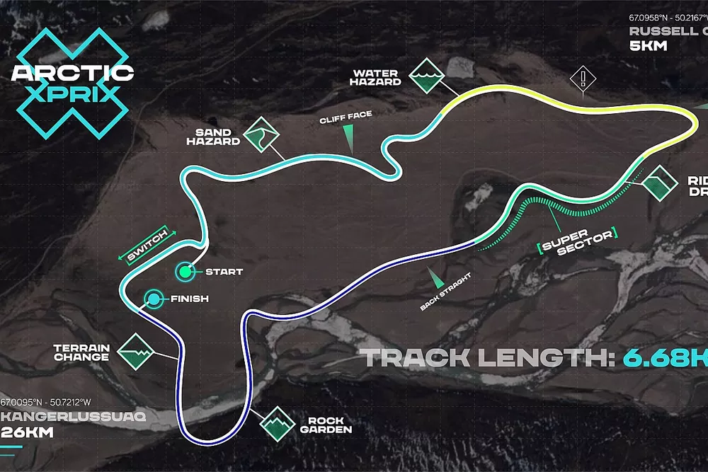 Circuito del Artic X-Prix de Extreme E