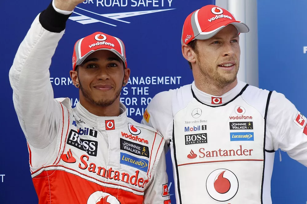 Lewis Hamilton, McLaren and Jenson Button, McLaren
