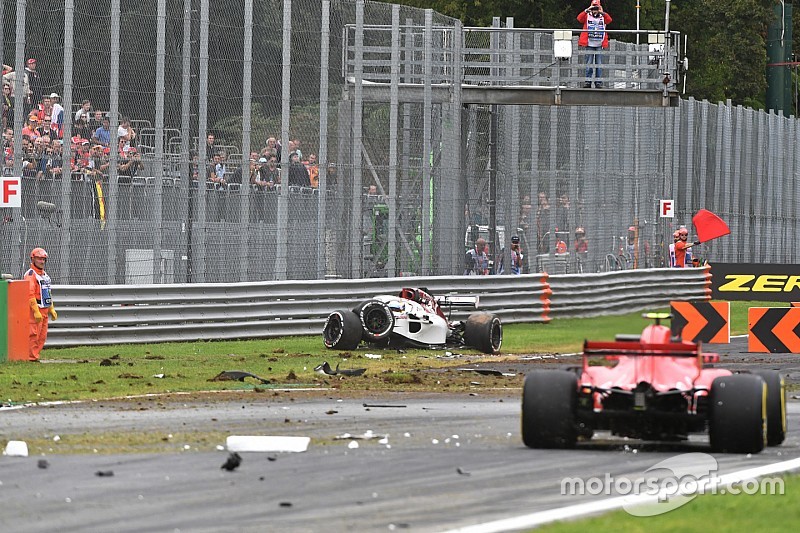 Ericsson sort indemne d'un violent crash à Monza