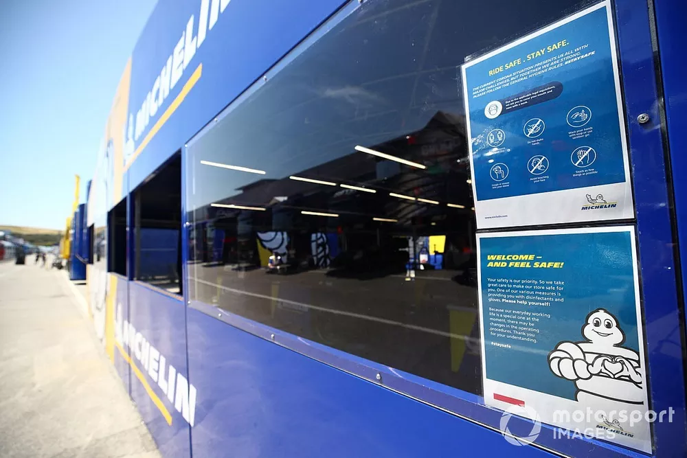 Michelin paddock