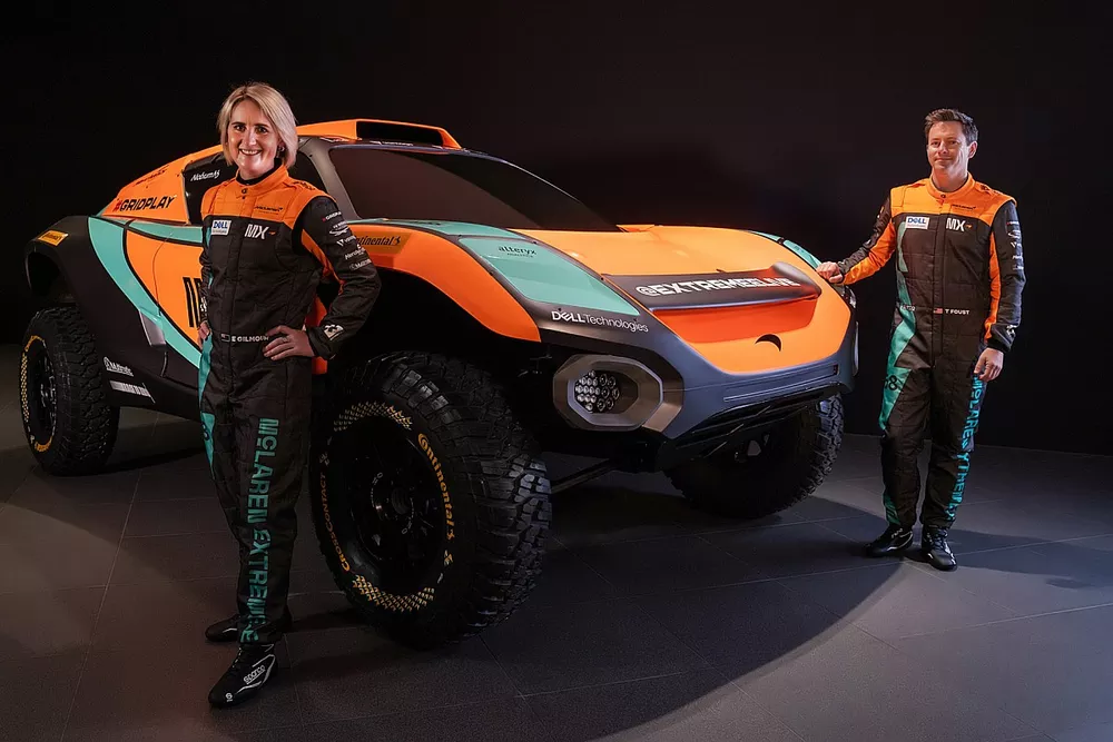 Emma Gilmour, Tanner Foust, McLaren Extreme E