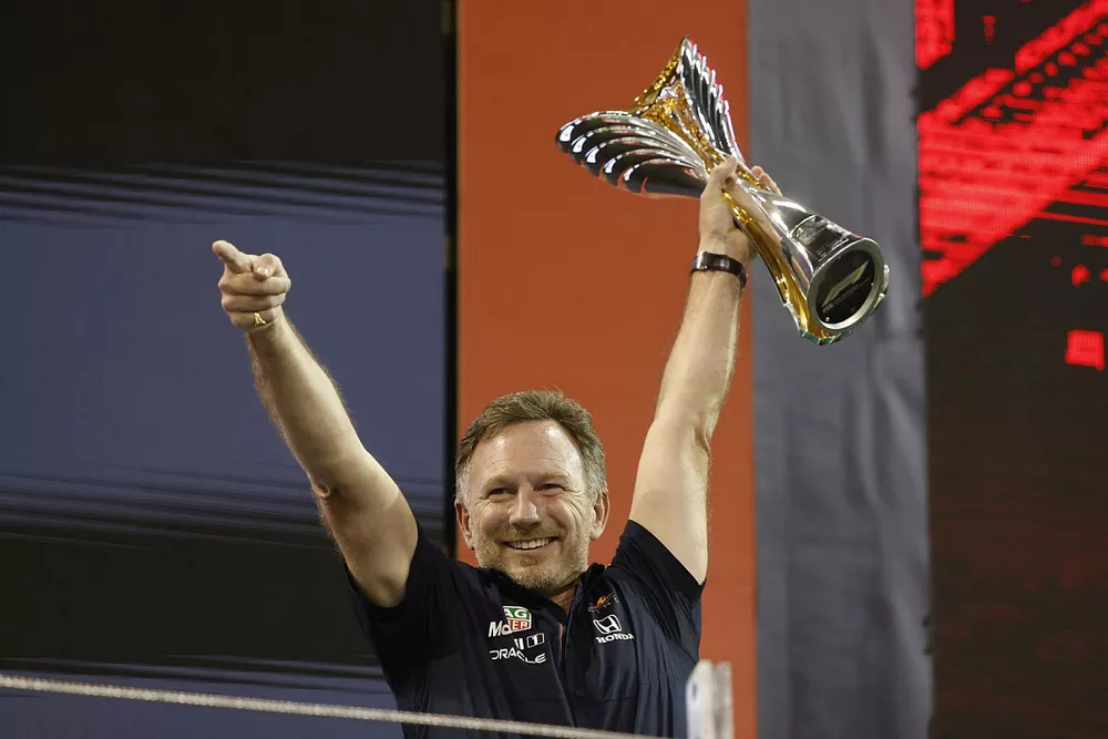 Podio: Christian Horner, Director de Red Bull Racing
