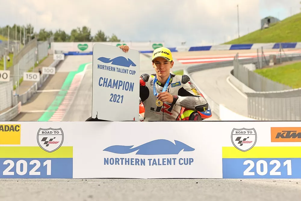 Il vincitore della Northern Talent Cup 2021, Jakub Gurecky 