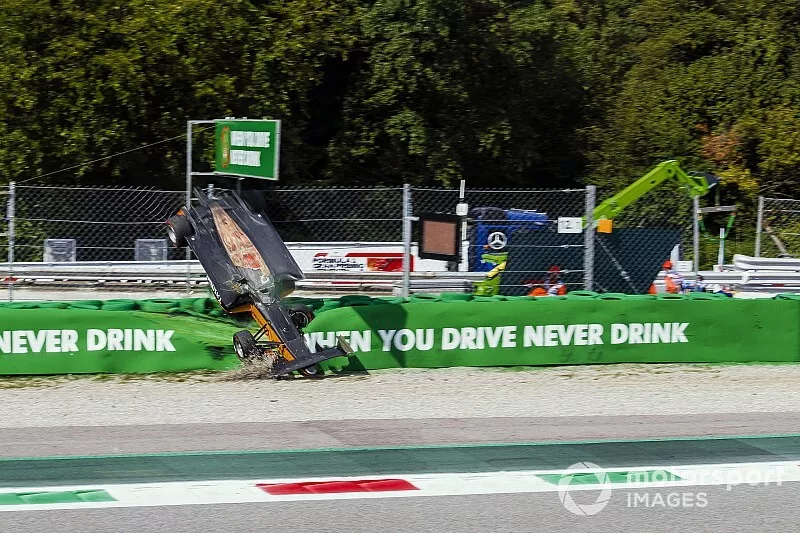 El accidente de Alexander Peroni, Campos Racing, en Monza