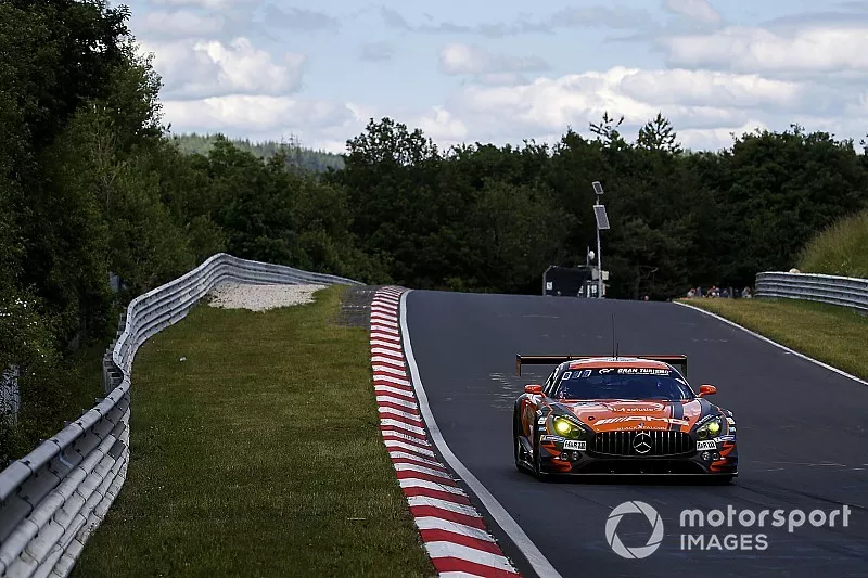 #2 Mercedes AMG Team Black Falcon Mercedes AMG GT3: Adam Christodoulou, Maro Engel, Manuel Metzger, Dirk M&uuml;ller