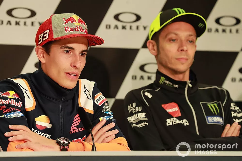 Marc Marquez, Repsol Honda Team, Valentino Rossi, Yamaha Factory Racing