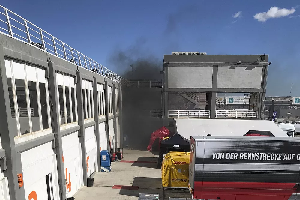 Fire in the paddock