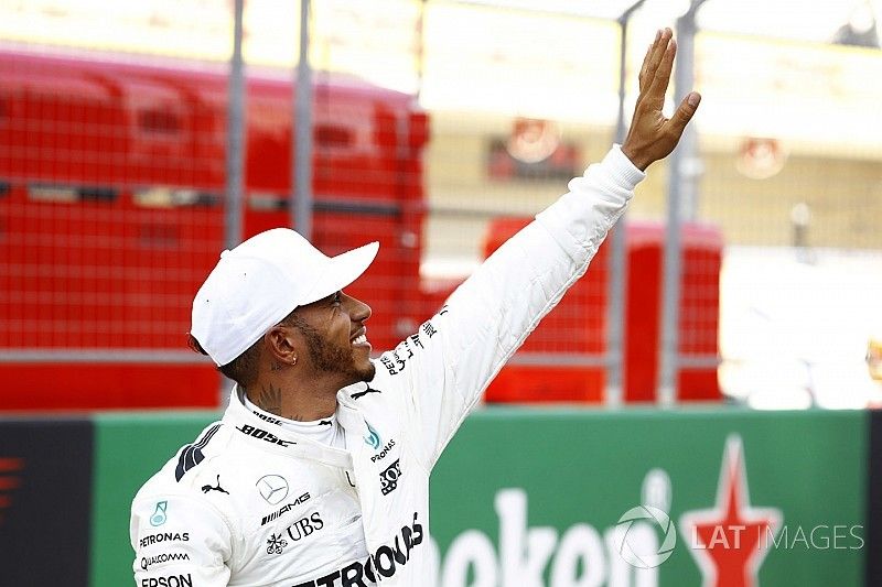 Polesitter Lewis Hamilton, Mercedes AMG F1