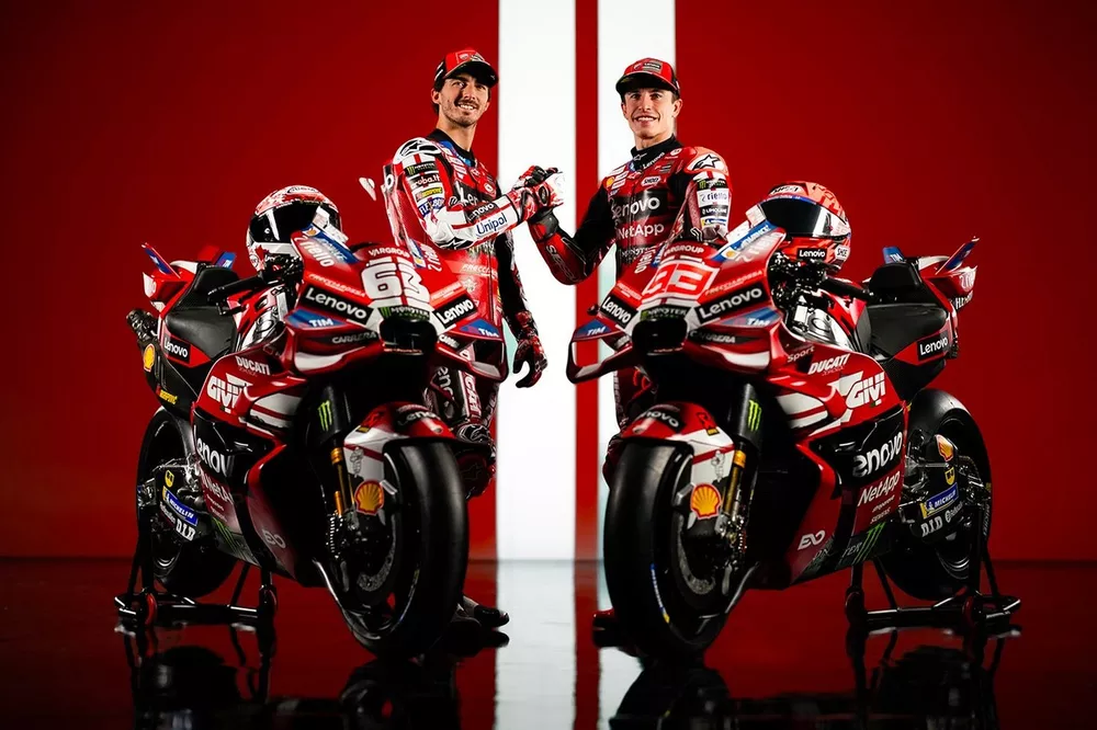 Marc Marquez, Ducati Team, Francesco Bagnaia, Ducati Team