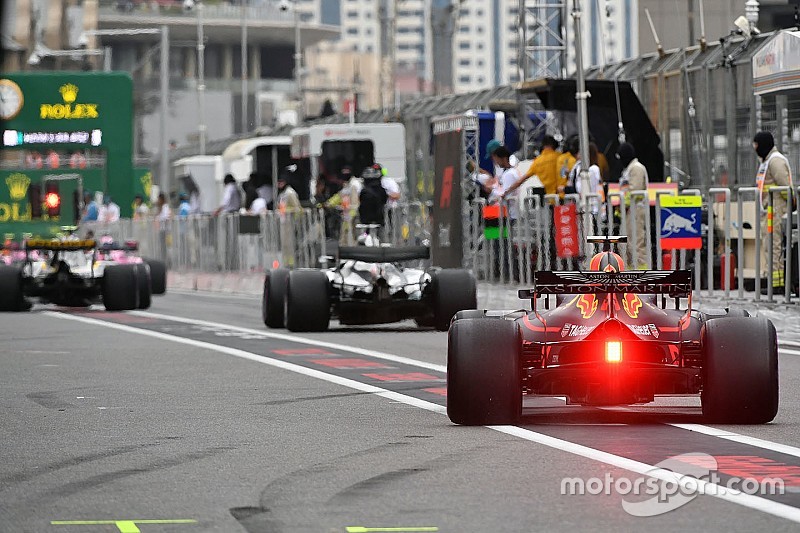 Starting grid GP Azerbaijan 2018