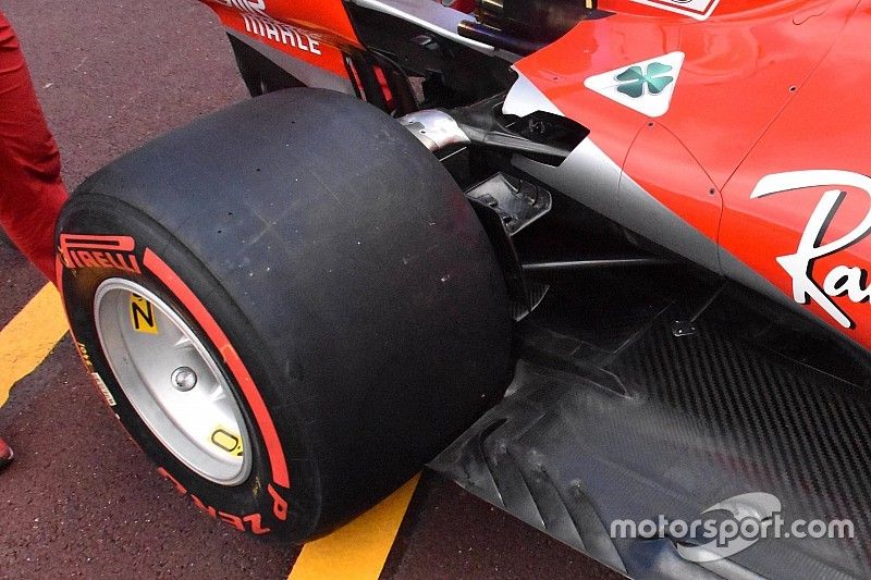 Ferrari SF71H rear suspension