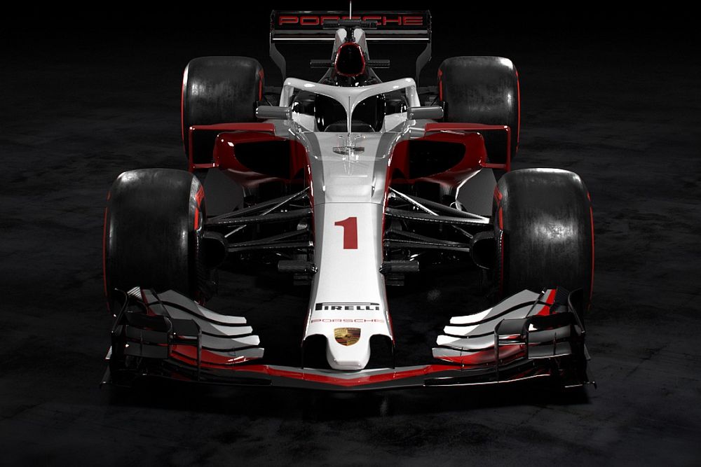Posible aspecto de un Porsche de F1