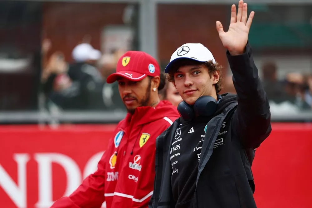 Lewis Hamilton, Ferrari, Andrea Kimi Antonelli, Mercedes
