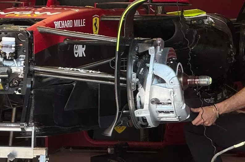 Dettaglio tecnico Ferrari