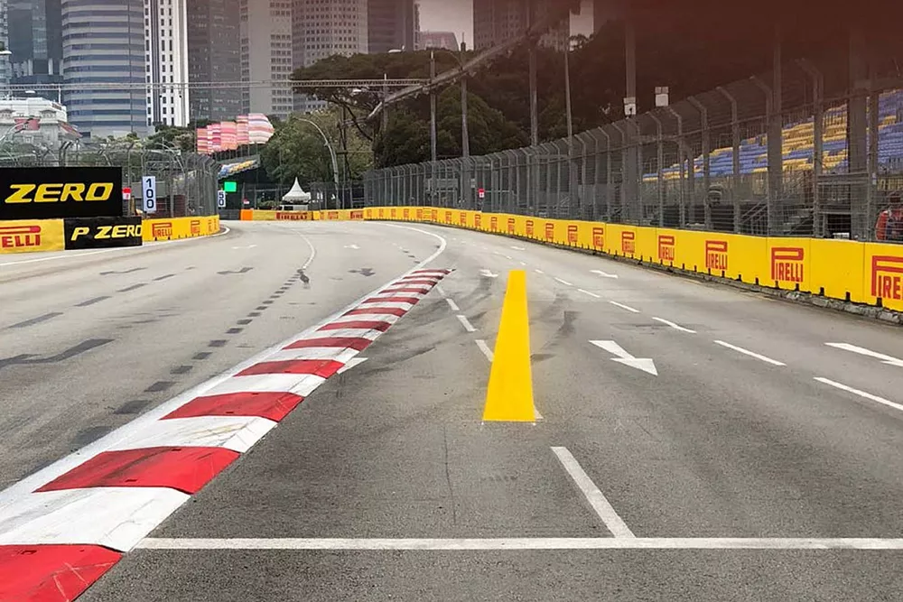 Turn 7 kerb