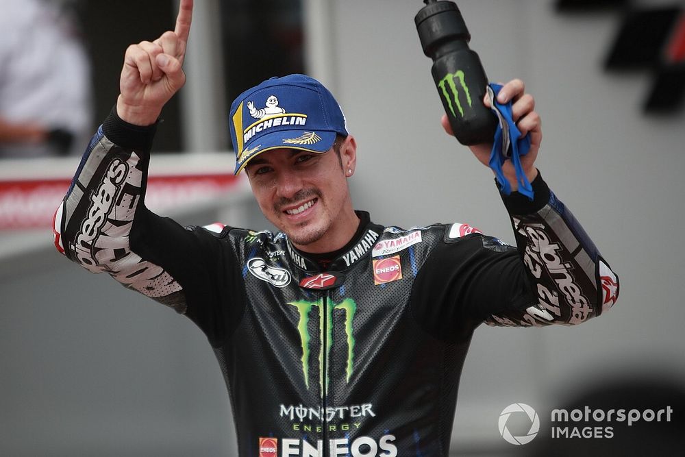 Ganador de la pole Maverick Vi&ntilde;ales, Yamaha Factory Racing