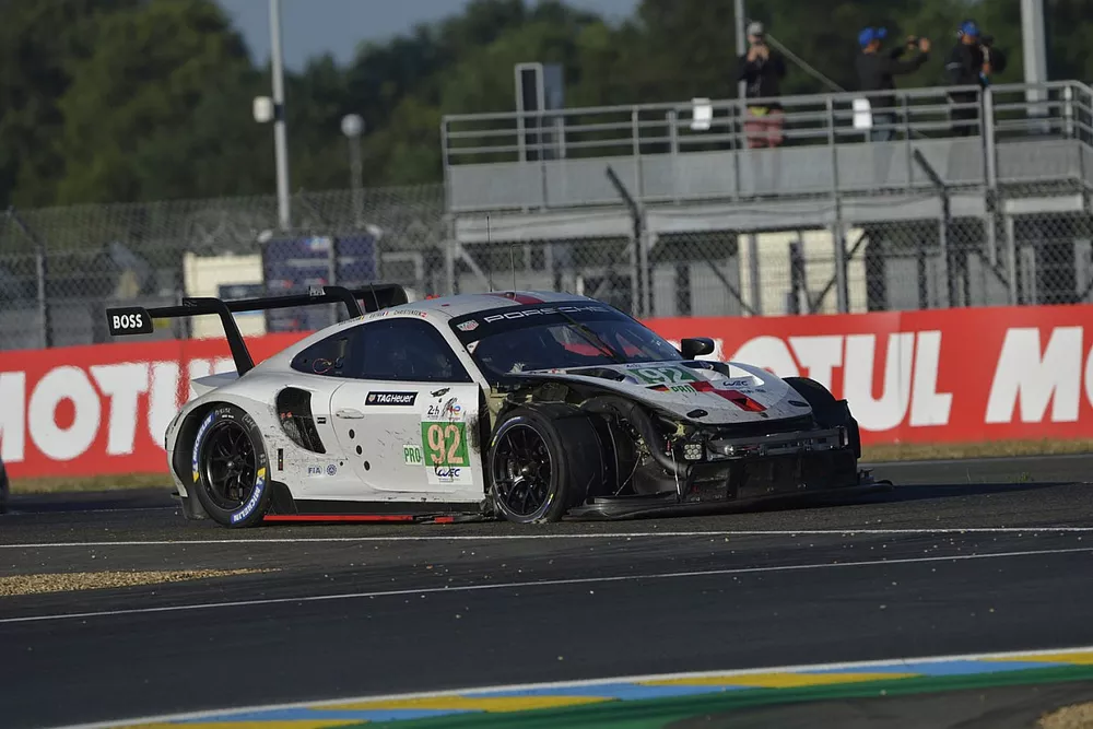 #92 Porsche GT Team Porsche 911 RSR LMGTE Pro of Michael Christensen, Kevin Estre, Laurens Vanthoor
