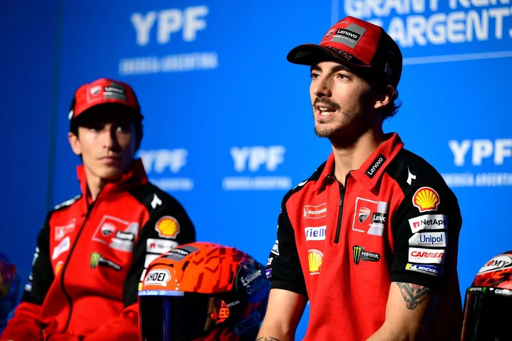 Marc Marquez, Ducati Team, Francesco Bagnaia, Ducati Team