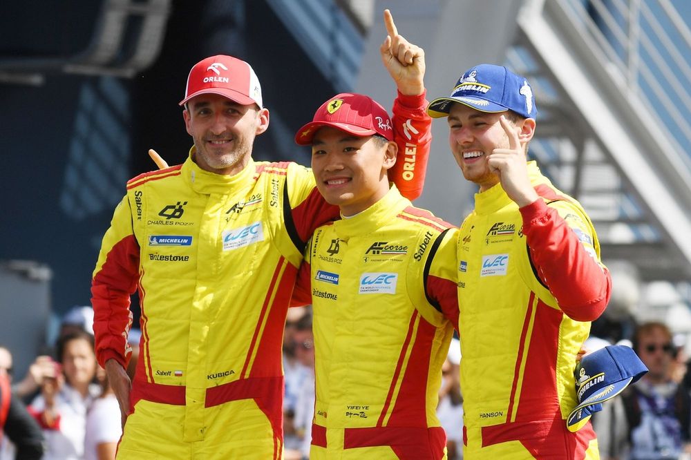 Winners #83 AF Corse Ferrari 499P: Robert Kubica, Yifei Ye, Philip Hanson