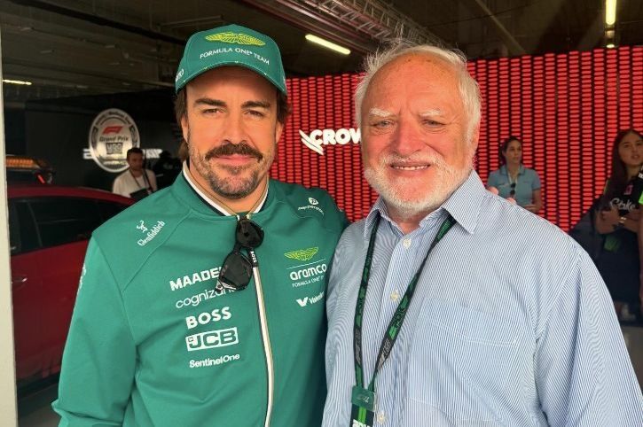 Fernando Alonso y Pain Harold