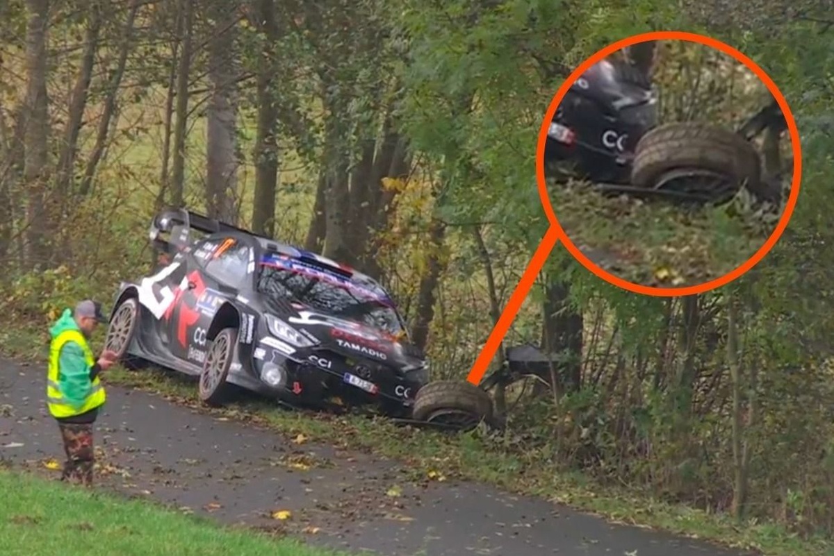 WRC | Ogier spiega il suo incidente: "Tutta colpa di una foratura"