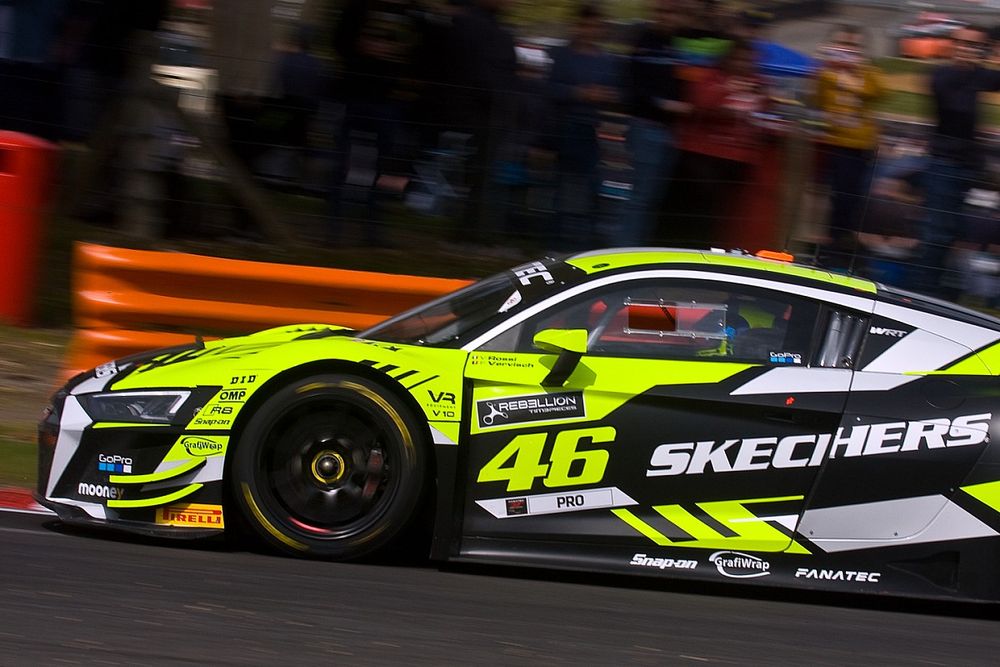 #46 Team WRT Audi R8 LMS evo II: Valentino Rossi, Frédéric Vervisch